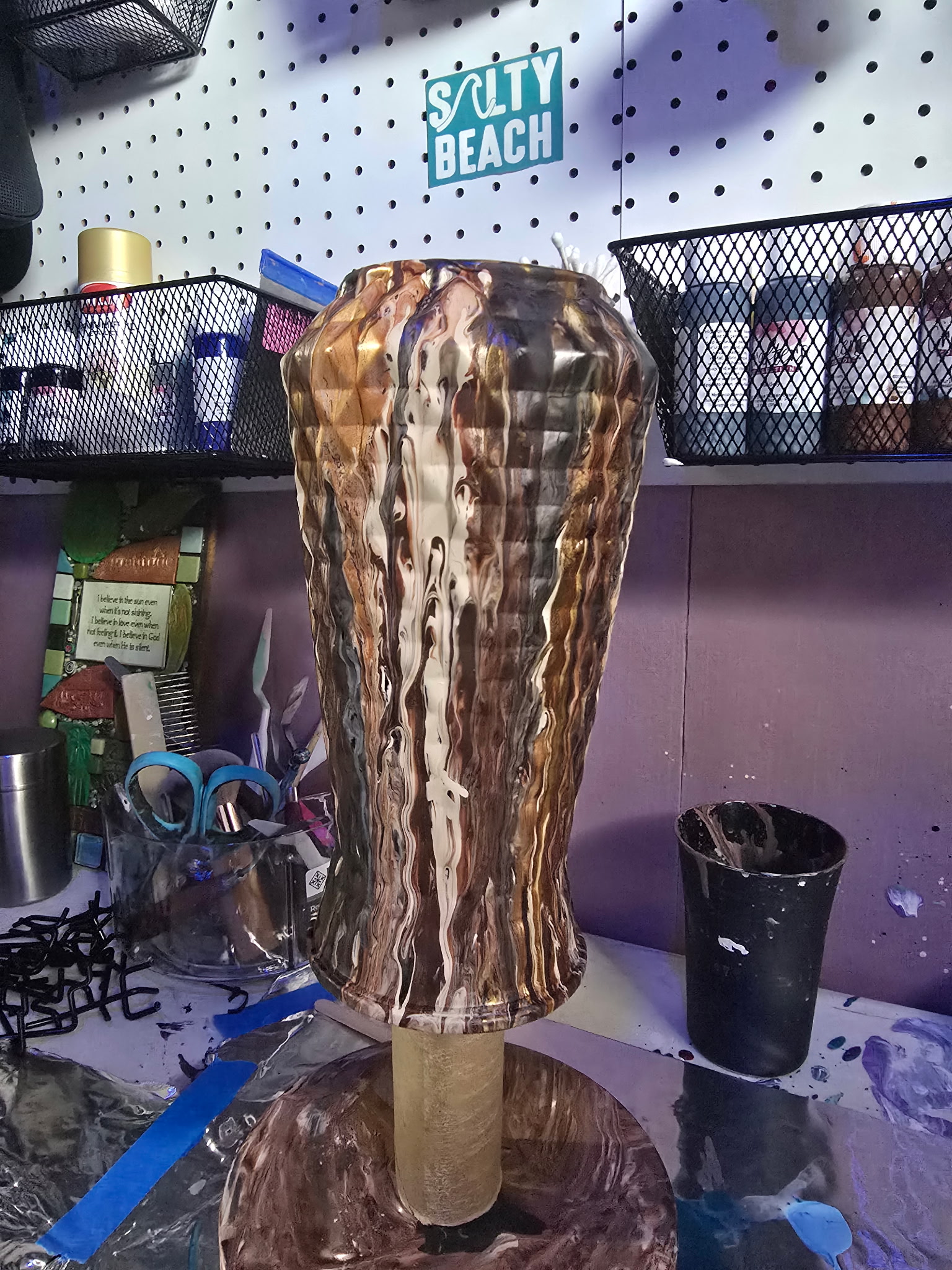 Copper Flow Vase